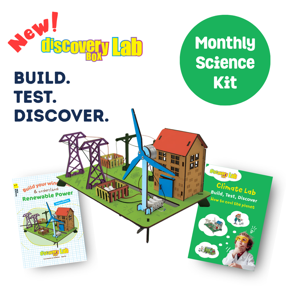DiscoveryBox Lab - Monthly Science Kit (10 Kits)  : Ages 7-14