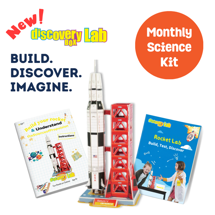 DiscoveryBox (English/英文) + DiscoveryBox Lab ( Magazine & kit) : Ages 7-14